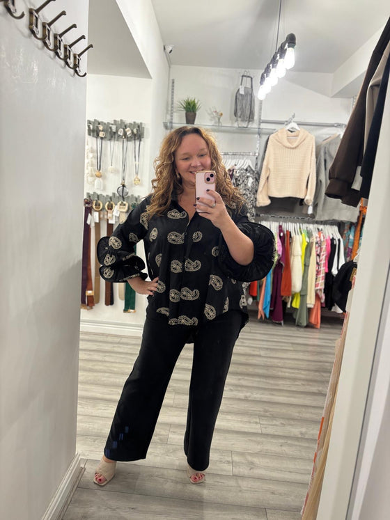 Baylee Blouse- Black