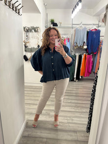  Betty Blouse- Navy