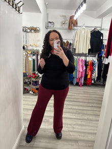  Jersey Joggers- Wine Red