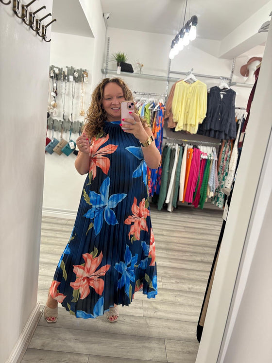 Hattie Dress- Navy